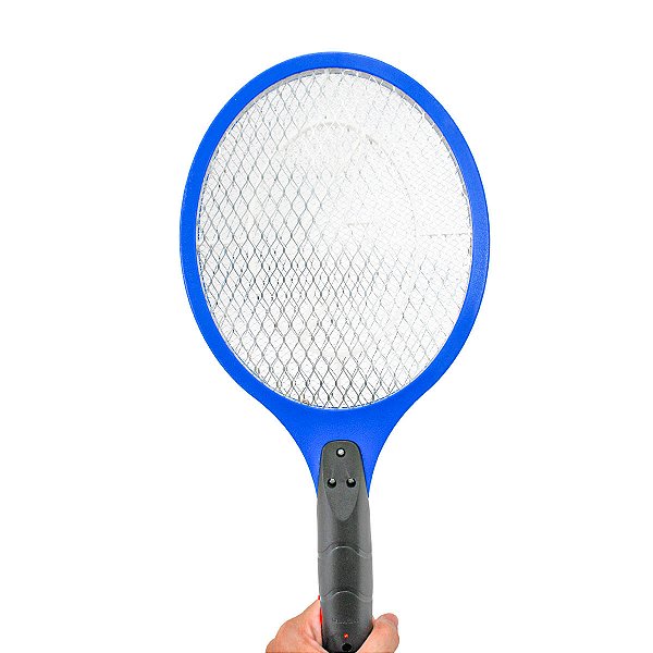 Raquete Eletrica Mata Mosquito Dengue Insetos Moscas Pernilongos Recarregavel