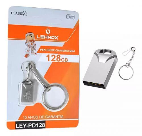 Pen Drive Chaveiro Mini 128GB Lehmox