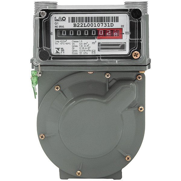 Medidor De Gás Glp E Gn Lao G 1.0 Pressão Máxima 100 kPa