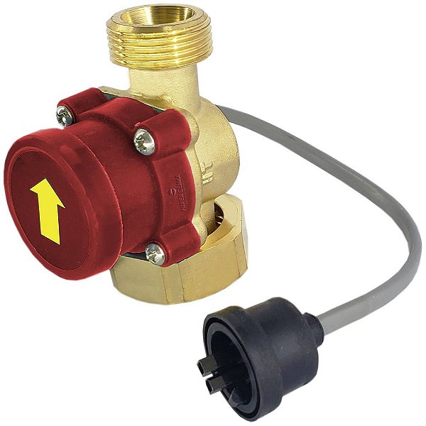 Kit 10Un Sensor De Fluxo De Água Fluxostato De 1"F X  3/4"M Druck 110/220V