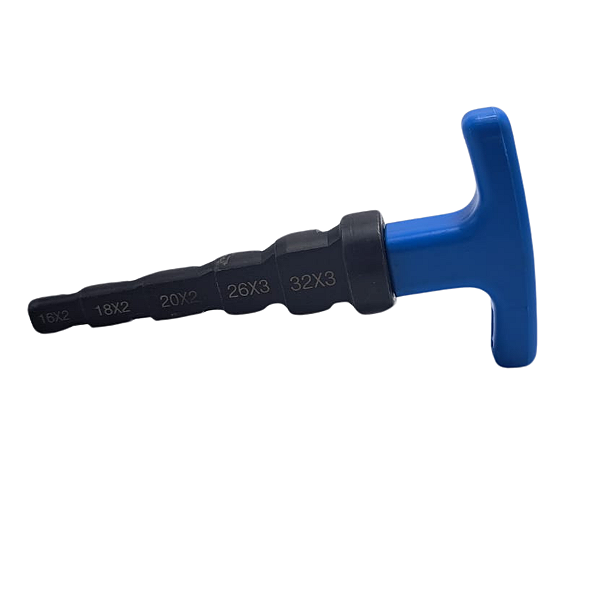 ESCAREADOR  ALARGADOR DE TUBO PEX ATÉ 32MM EM MATERIAL PLASTICO DRUCK