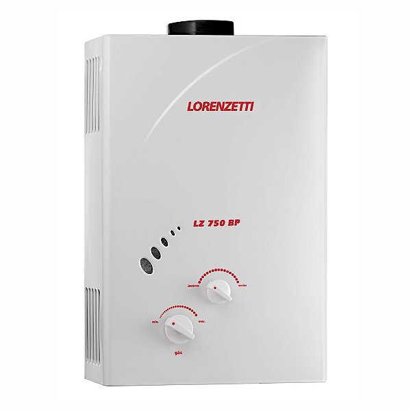 Aquecedor De Água A Gás Lorenzetti 750BP GN 7 Litros Mecânico