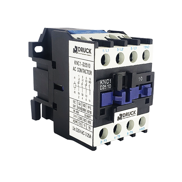 Chave Contatora Tripolar 25A 220 Volts - Druck