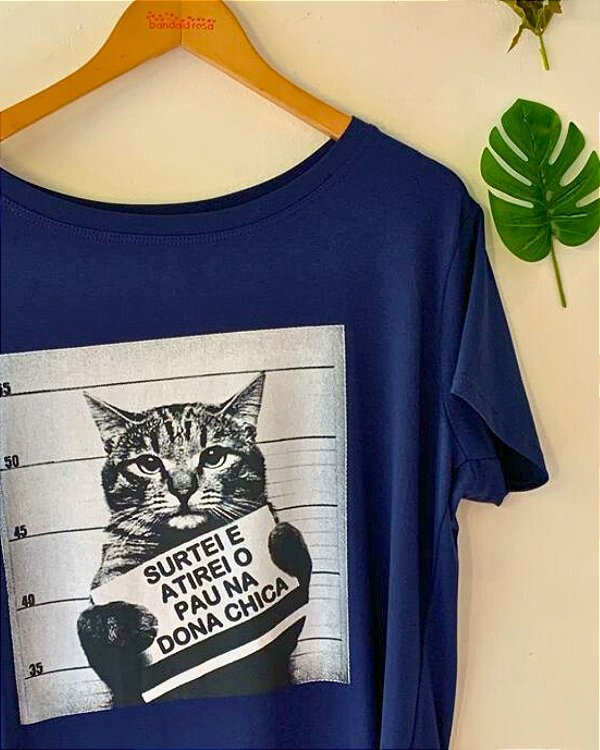 CAMISETA ATIREI O PAU NA DONA CHICA MARINHO