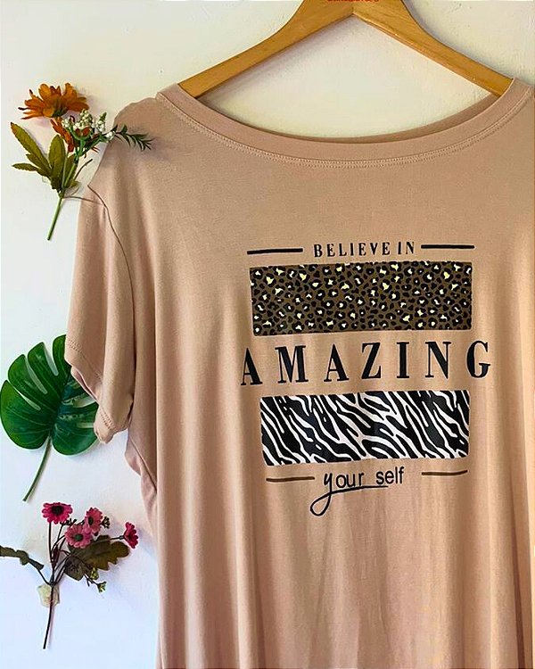 CAMISETA AMAZING CREME