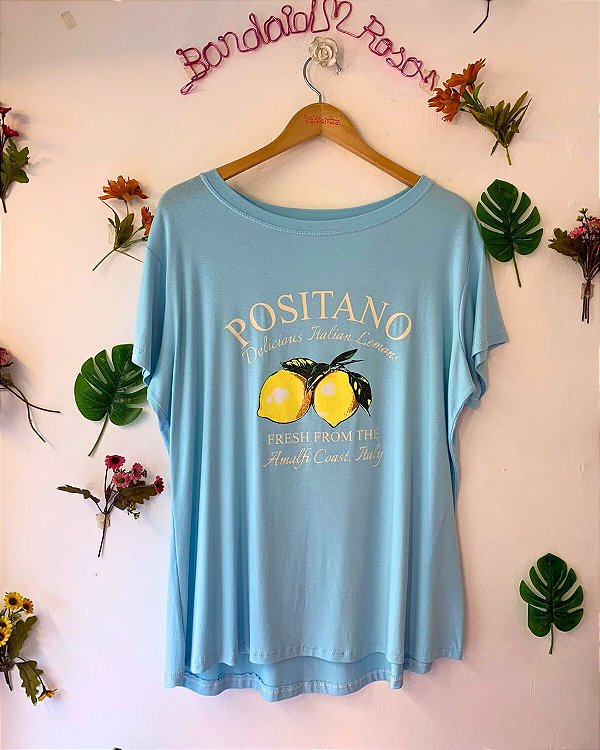 CAMISETA POSITANO AZUL