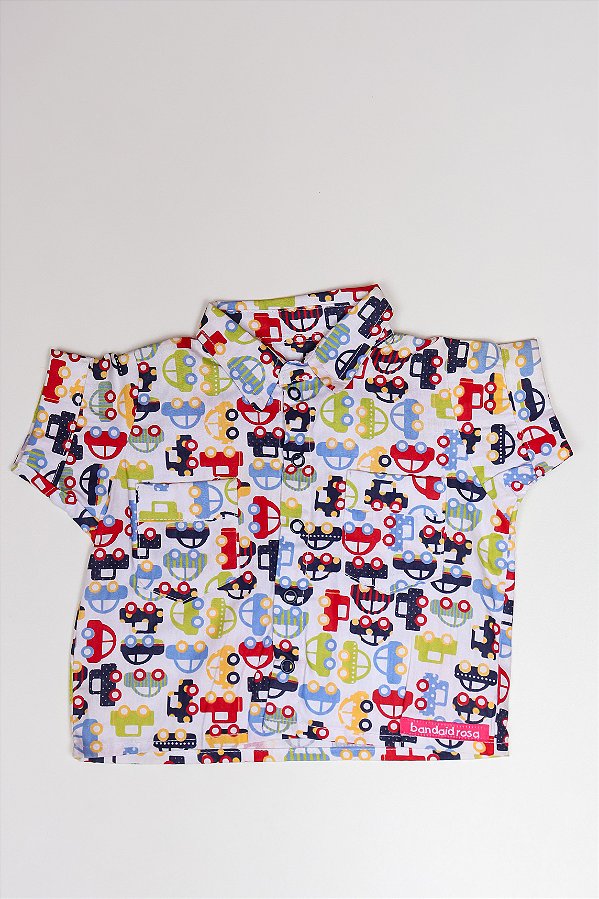 CAMISA KIDS CARROS