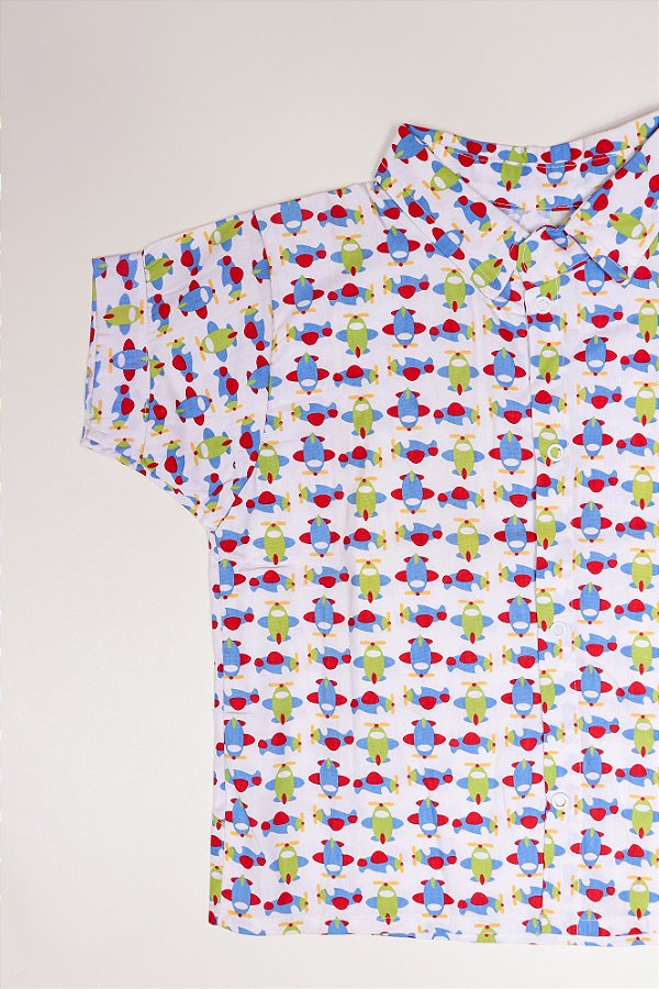 CAMISA KIDS AVIÃO