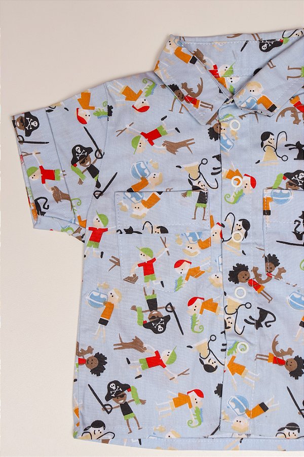 CAMISA KIDS PIRATA