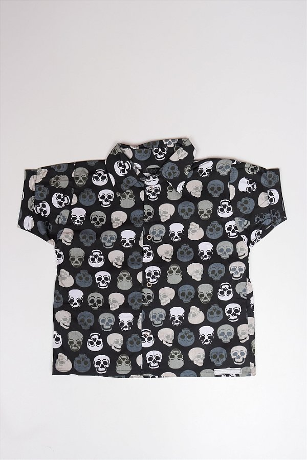 CAMISA KIDS CAVEIRA PRETA