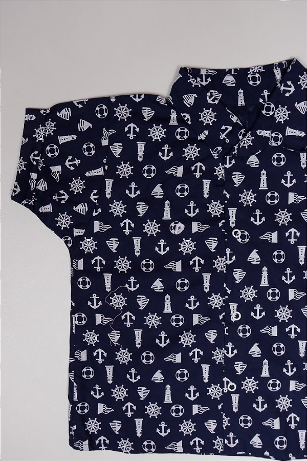 CAMISA KIDS ÂNCORA AZUL