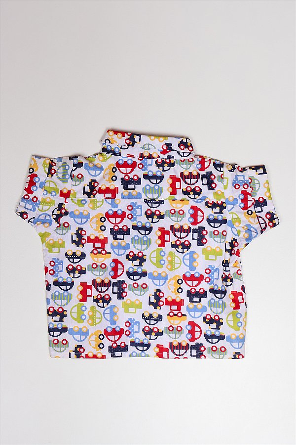 CAMISA KIDS CARROS COLORIDOS
