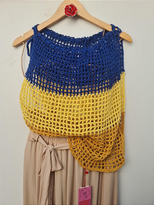 REGATÃO TRIO CROCHÊ COLOR