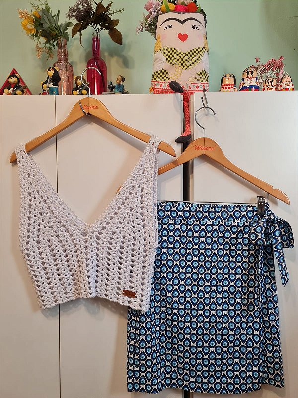 REGATA CROCHÊ BRANCO