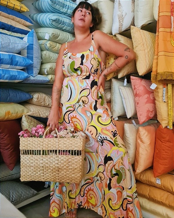 VESTIDO LONGO ESTAMPADO