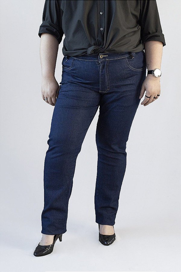 calça jeans tamanho plus size