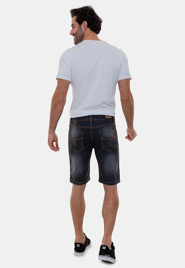Bermuda Jeans Masculina Preta Versatti Tradicional Premium - Compre calça  jeans com ótimo preço aqui / Versatti jeans