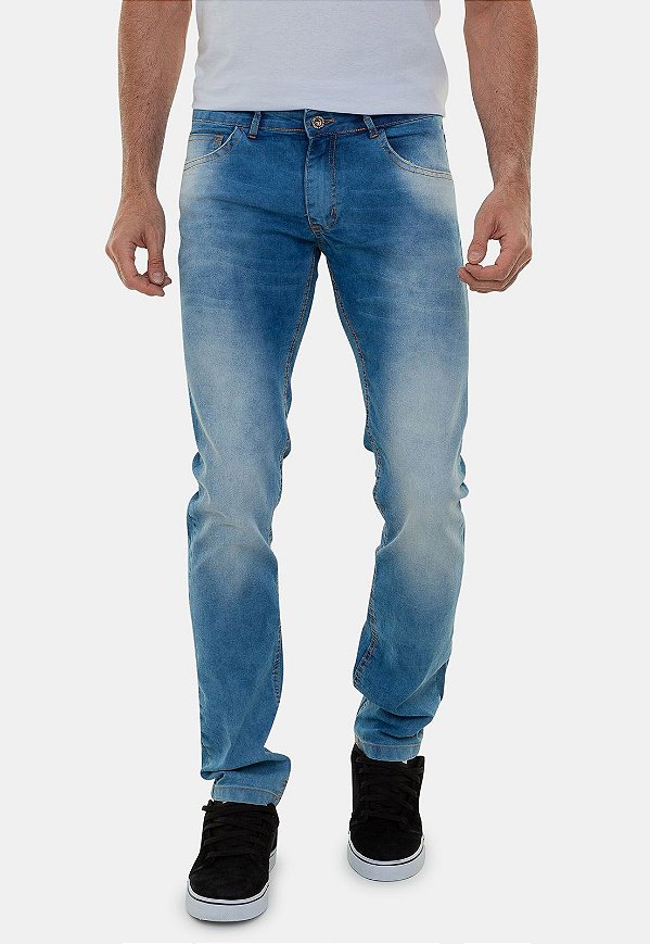 Calça jeans masculina lavagem Clara - Compre calça jeans com ótimo preço  aqui / Versatti jeans