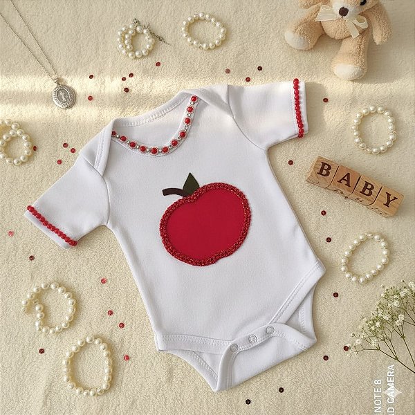 Body Bebê Maçã Encantada