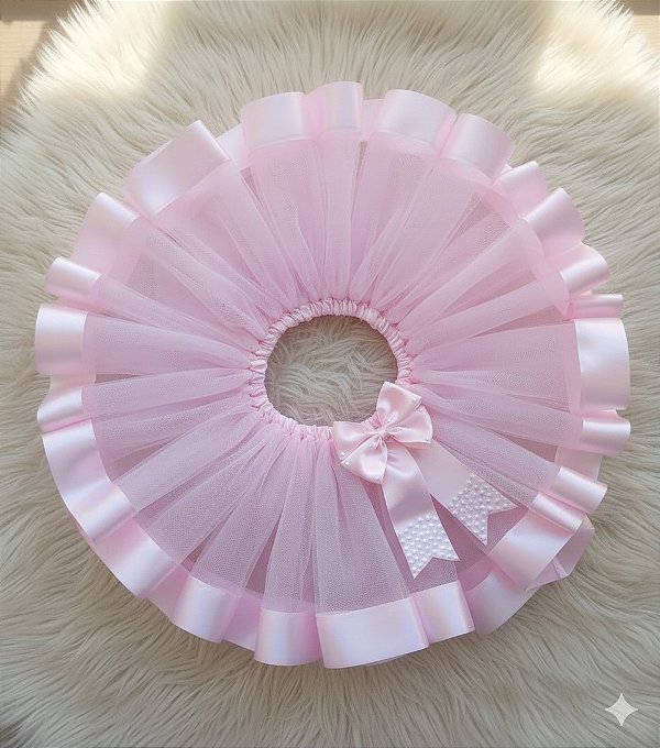 Saia Tutu para Bebê com Lacinho