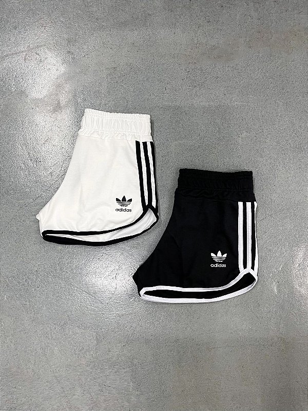 Shorts Moletinho Adidas 3 listras