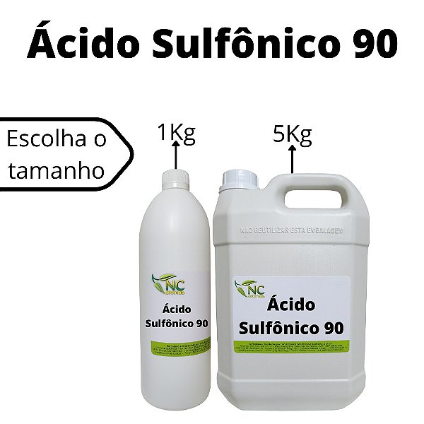Ácido Sulfônico 90 altíssimo padrão qualidade