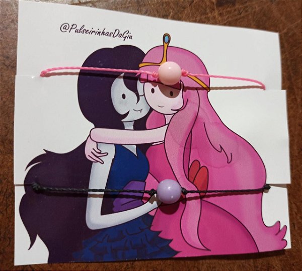 Duo de Pulseiras Princesa Jujuba e Marceline