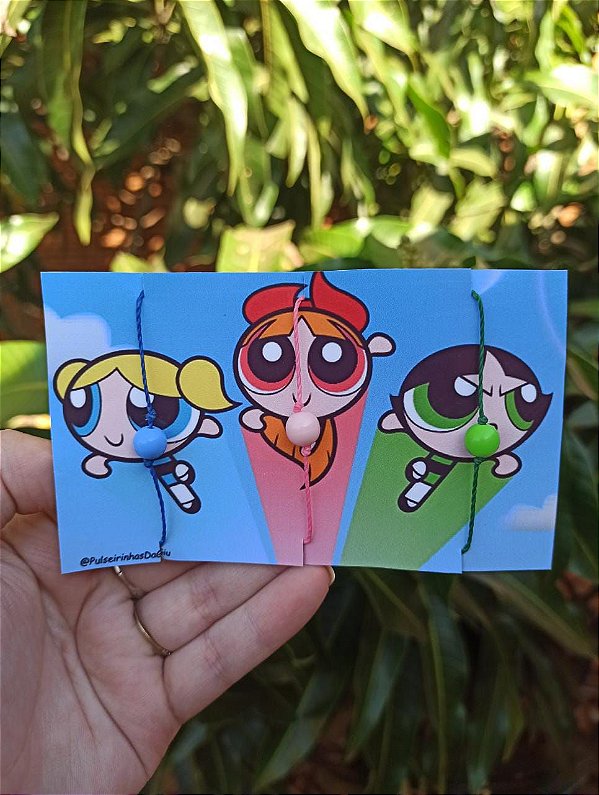 Trio de Pulseiras Meninas Super Poderosas
