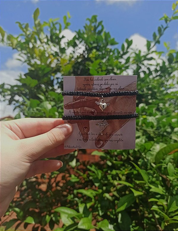 Duo de Pulseiras Cadeado do Amor