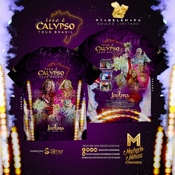 T-shirt: Joelma - "Isso É Calypso Tour Brasil - Etapa Belém"
