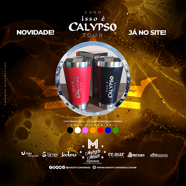 Copo Térmico:  Joelma - (Isso É Calypso Tour)