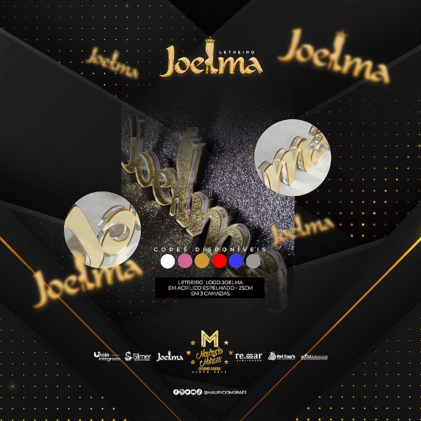 Letreiro: Joelma - (Logo Oficial)