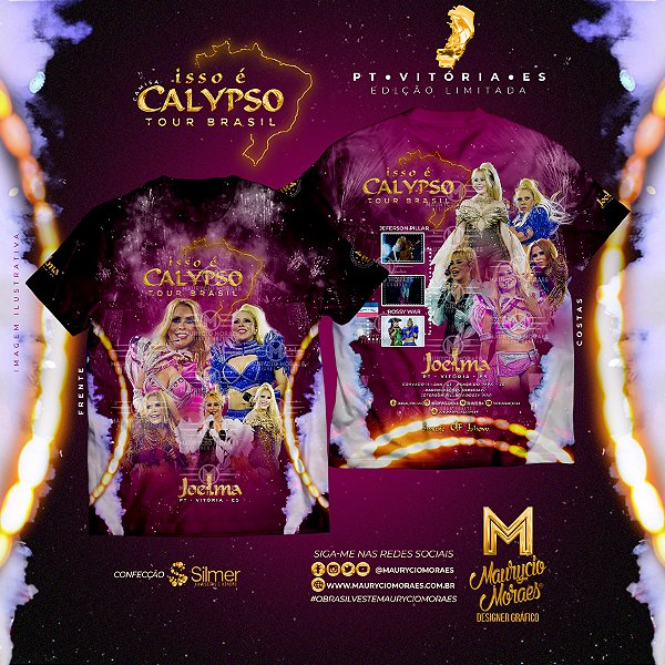 T-shirt: Joelma - "Isso É Calypso Tour Brasil - Etapa Vitória"
