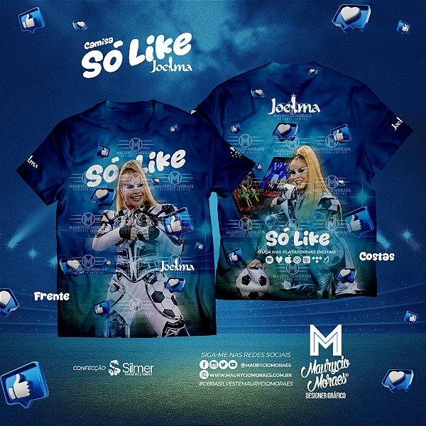 T-shirt: Joelma - "Só Like"