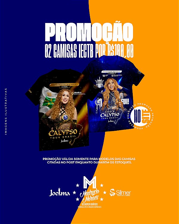 02 Camisas Joelma IECTB - Brasília/DF #EuFui