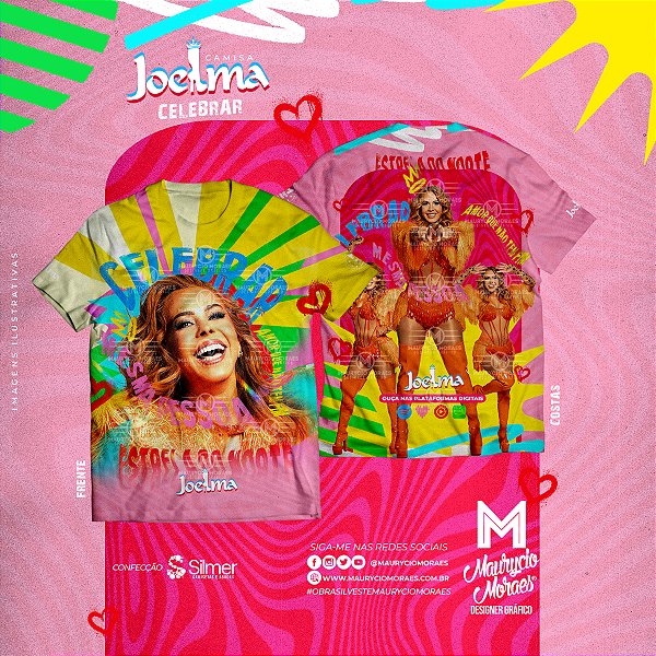 T-shirt: Joelma - "Celebrar"