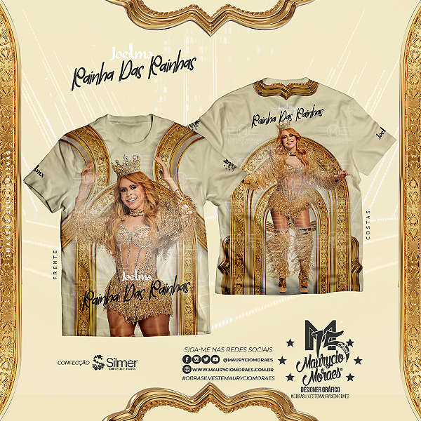 T-shirt: Joelma - "Rainha Das Rainhas"