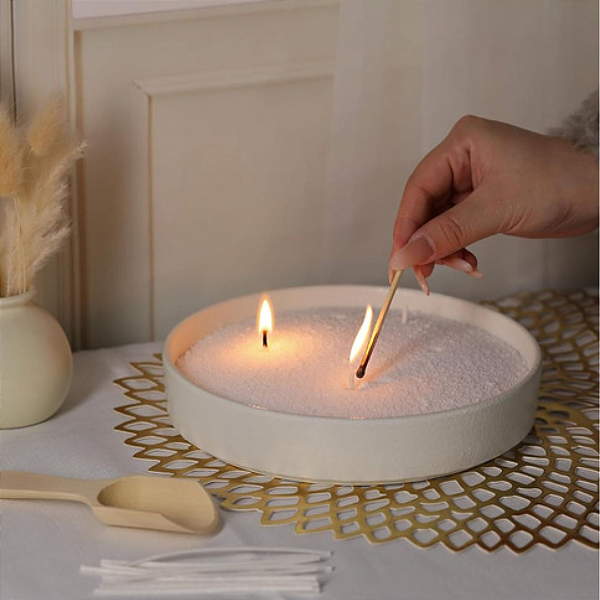 Vela De Areia Vela Em Pó Para Decoração Diversas Cores