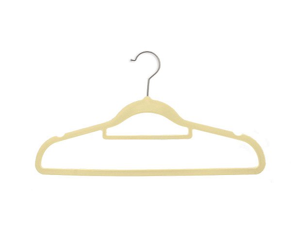 20 Unidades Cabides Aveludados Silk Modelo IKAZA