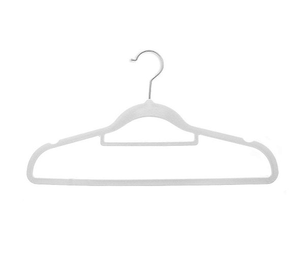 50 Unidades Cabides Aveludados Silk Modelo IKAZA