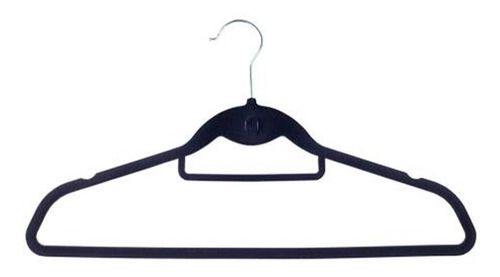 10 Cabides Aveludados Silk Modelo Tradicional IKAZA