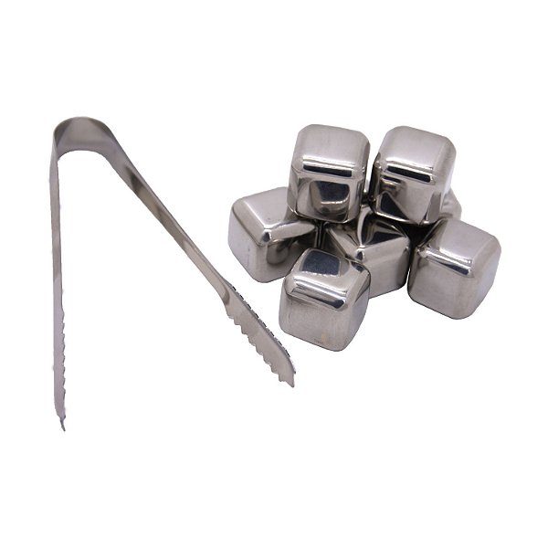 Cubos De Gelo Artificial Em Aço Inox IKAZA