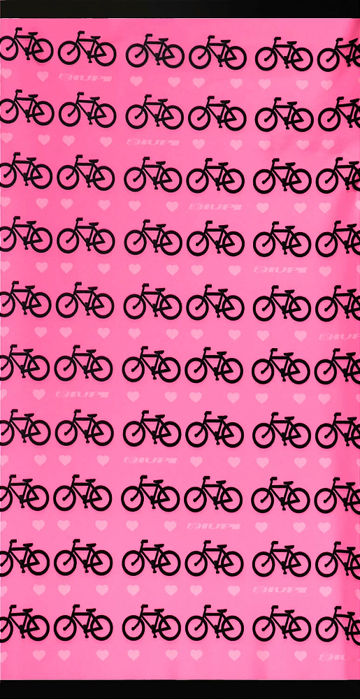 Bandana Tubular Esportiva - Hupi - Love Bike Rosa | Pedalém - Pedalém -  Roupas para Ciclismo