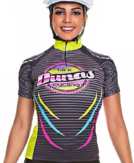 Camisa Ciclismo Feminina Dunas - Manga Curta - Butterfly - Pedalém - Roupas  para Ciclismo