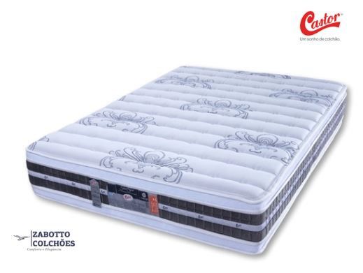 Colchão Castor Molas Tecnopedic System Silver Star AIR Double Face - Casal