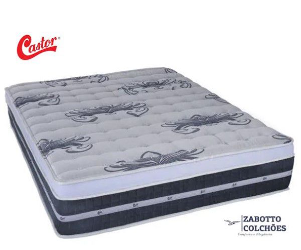 Colchão Castor Molas Pocket Silver Star AIR One Face AZ - Casal/Solteiro