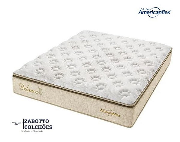 Colchão Molas Ensacadas Americanflex Balance - Casal/Solteiro