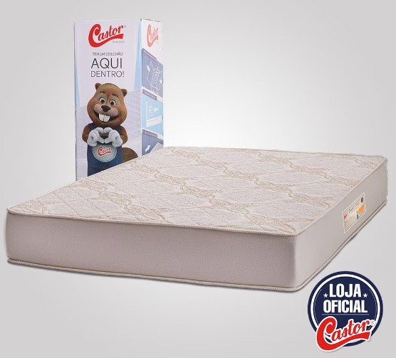Colchão Castor na Caixa Comfort Double Face Pocket - Solteiro/Casal