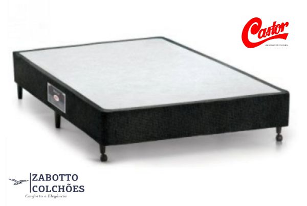 Box Castor Simples Lux Preto Casal