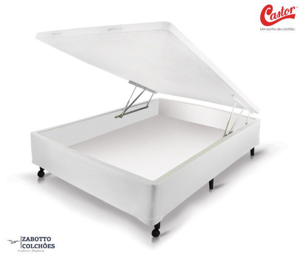 Box Castor Baú Universal Casal Padrão 138x188x41cm (Diferentes cores)